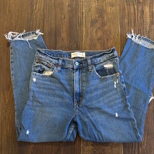 Abercrombie & Fitch High Rise Blue Jeans